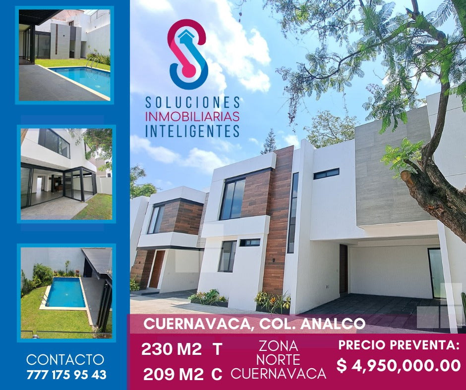 ULTIMAS 2 CASAS NUEVAS EN CUERNAVACA, MOR CENTRICAS